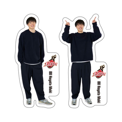 ダイカットステッカー2枚セット　私服