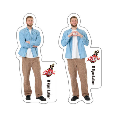 ダイカットステッカー2枚セット　私服