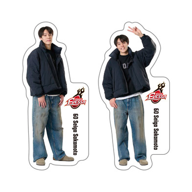 ダイカットステッカー2枚セット　私服