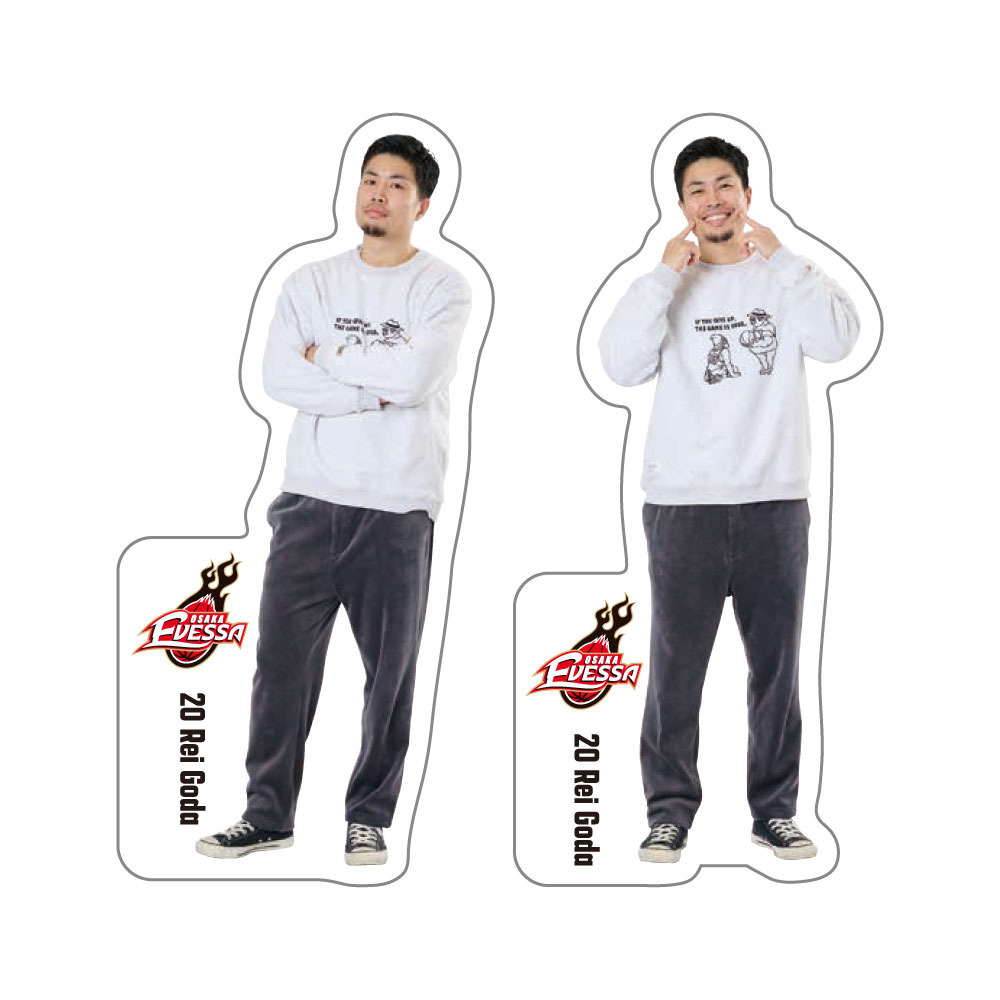 ダイカットステッカー2枚セット　私服 詳細画像 20合田 怜 1