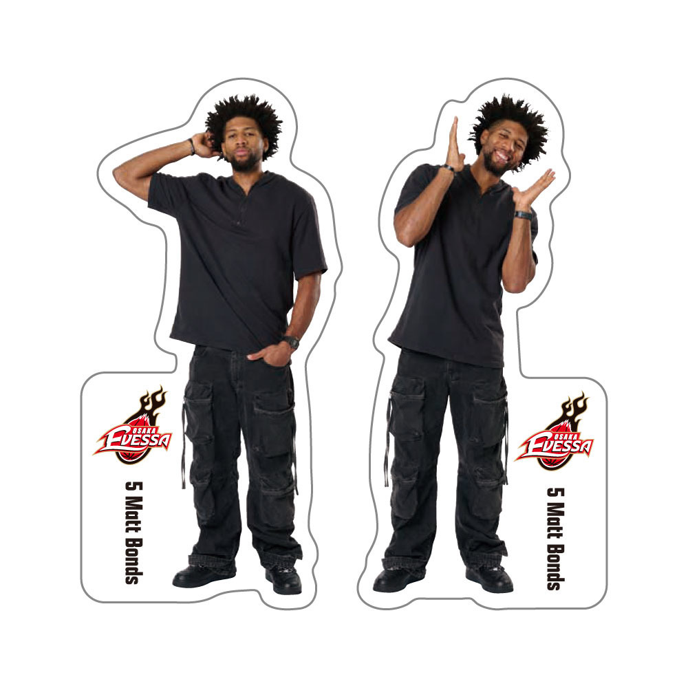 ダイカットステッカー2枚セット　私服 詳細画像 05マット・ボンズ 1