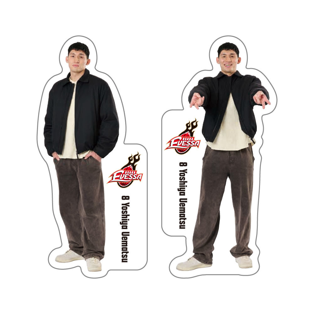 ダイカットステッカー2枚セット　私服 詳細画像 08植松義也 1