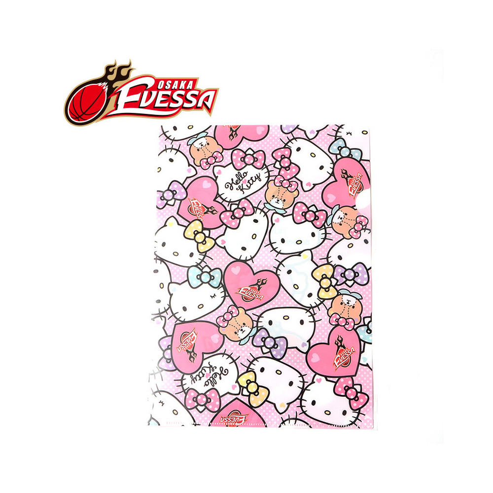 大阪エヴェッサ×ハローキティ　コラボクリアファイル 詳細画像 1