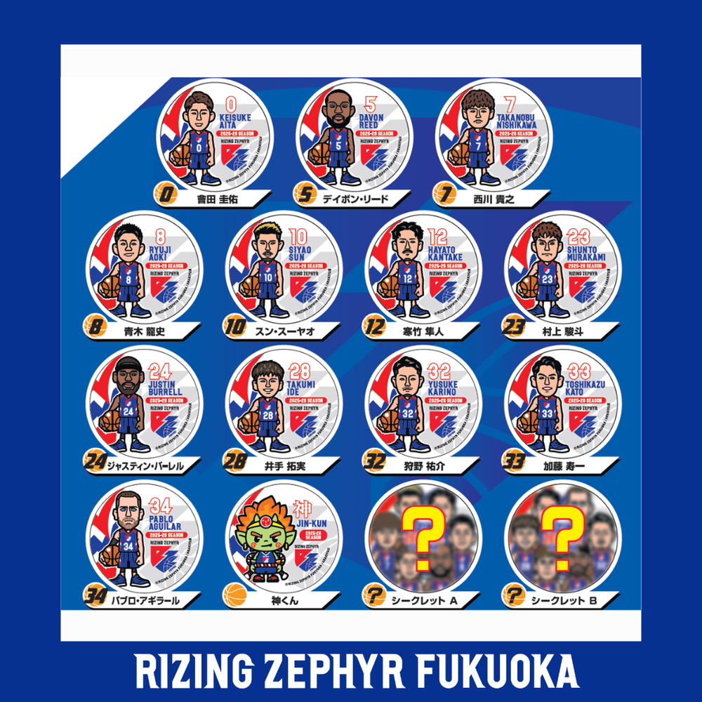 【ランダム】選手イラスト缶バッジ 詳細画像 1個 1