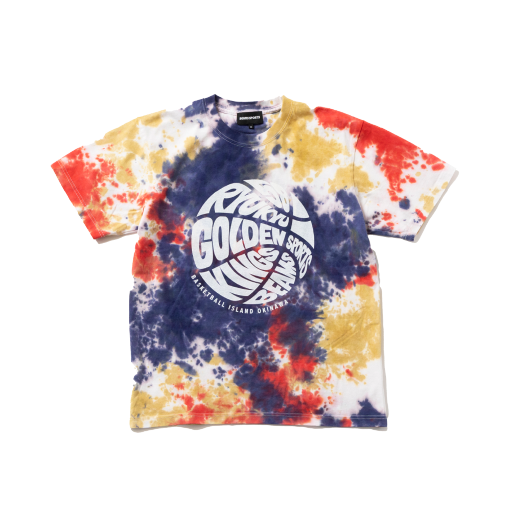 【BEAMS SPORTS×KINGS】BEAMS SPORTS ボールプリントタイダイTシャツ