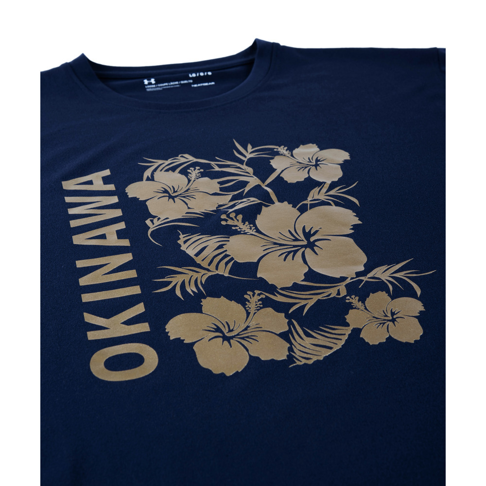 Ua ハイビスカスokinawaドライtシャツ Nvy 琉球ゴールデンキングス B League Bリーグ 公式オンラインショップ