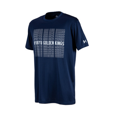 UA RGK TEXT ドライTシャツ [NVY]