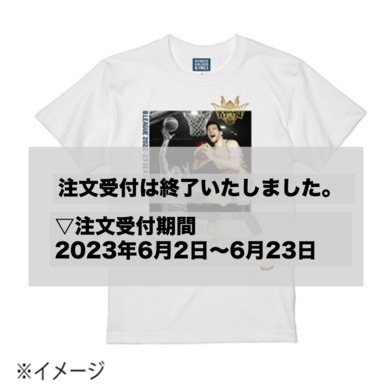 【受注販売】#45ジャック・クーリー選手 2022-23リバウンド王受賞記念Tシャツ*7月28日より順次発送予定*