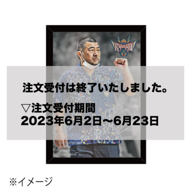 【受注販売】優勝記念！桶谷HCメタルフォトグラフィ*7月28日より順次発送予定*