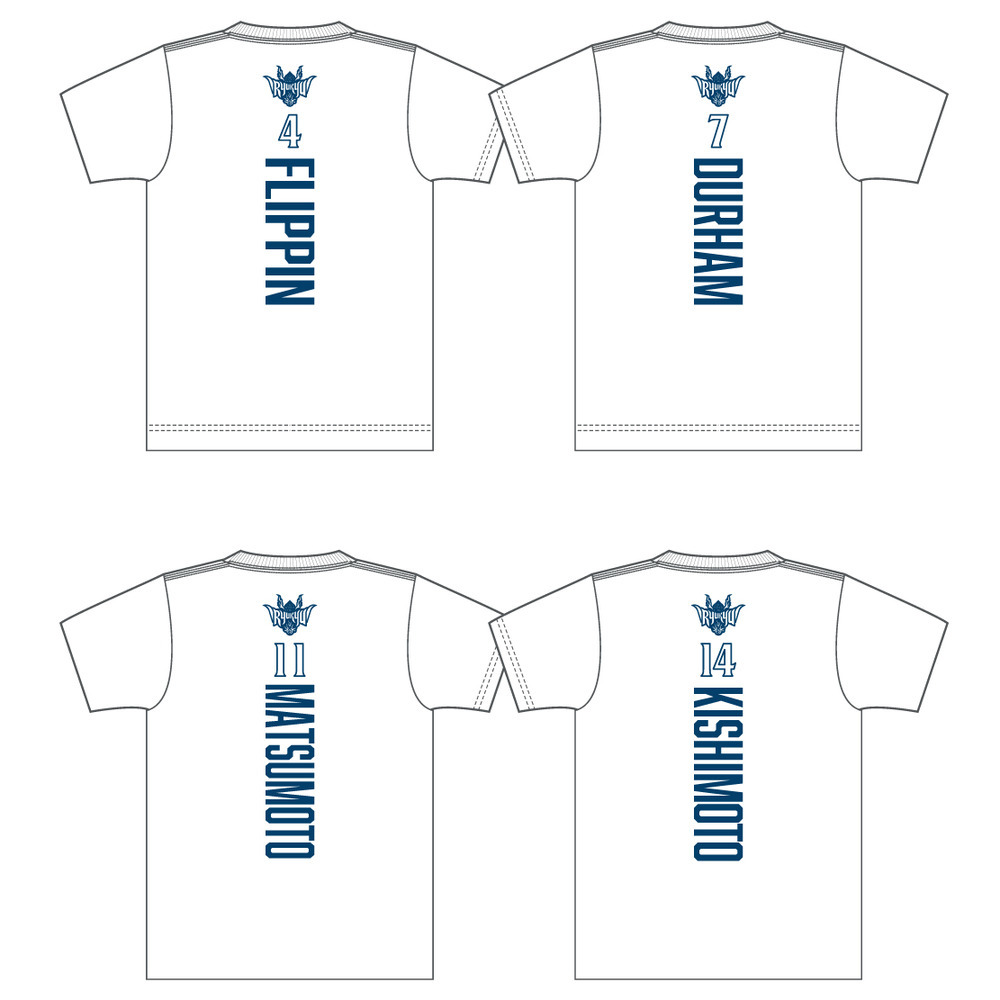 選手ナンバーTシャツ[WHT] 