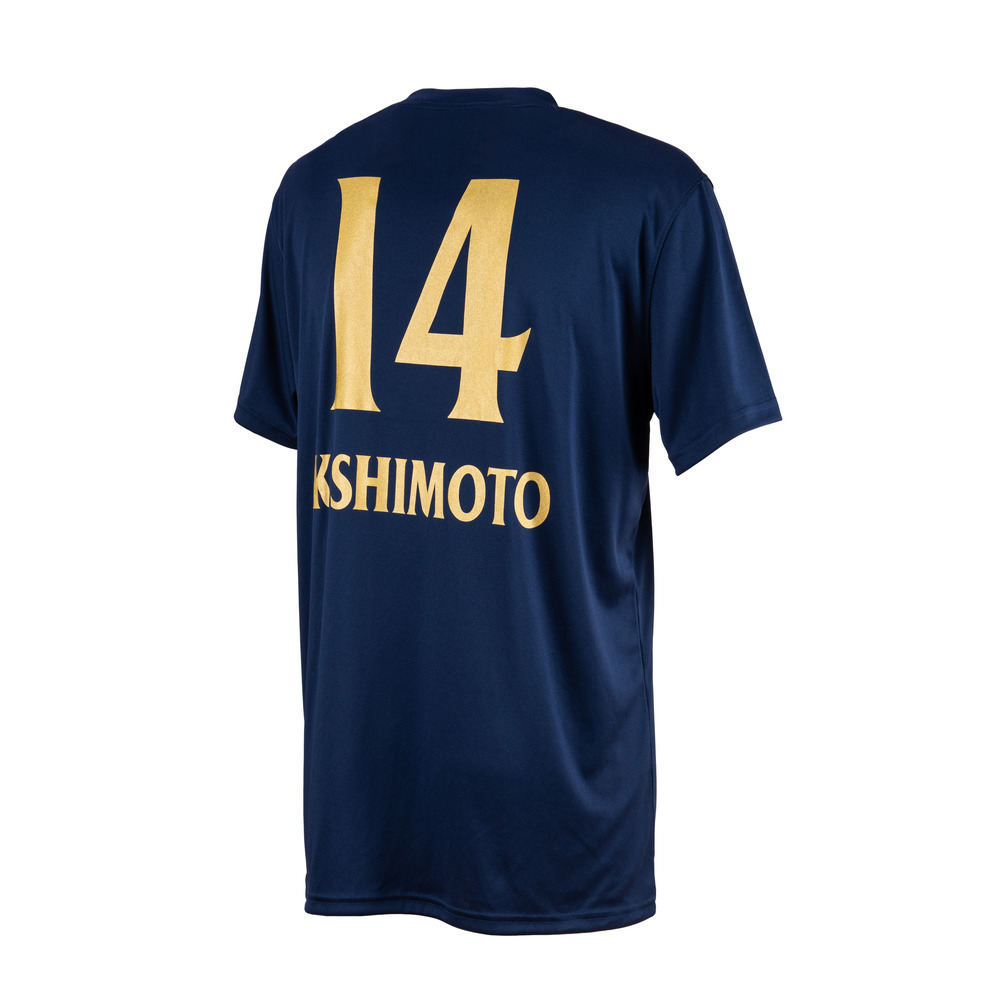 【新商品】UA選手ナンバーTシャツ[NVY] 詳細画像 #14 KISHIMOTO (岸本 隆一) 1
