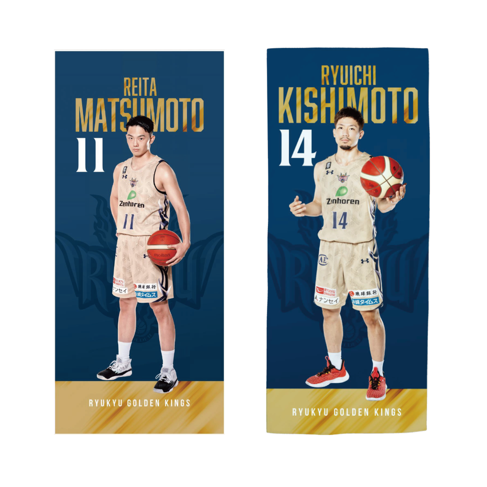 【新商品】22-23PLAYERSフェイスタオル 詳細画像 #14 KISHIMOTO (岸本 隆一) 1