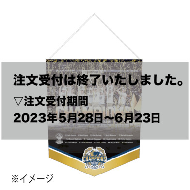 【受注販売】B.LEAGUE 2022-23 CHAMPIONS タペストリー*6月26日より順次発送予定*