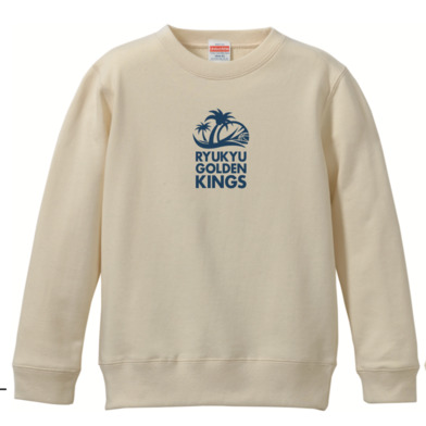 【新商品】アイランドロゴキッズスウェット[BEI]