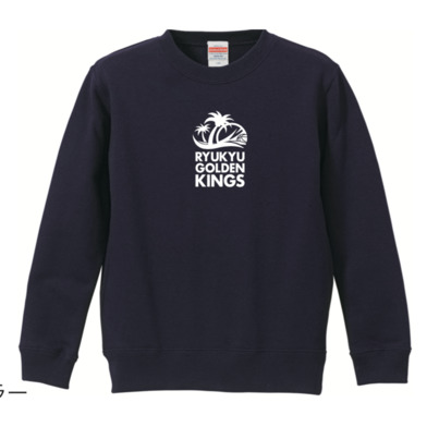 【新商品】アイランドロゴキッズスウェット[NVY]