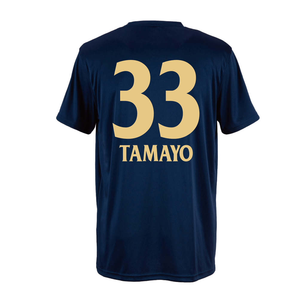 【新加入選手】#33 タマヨ選手 UA選手ナンバーTシャツ[NVY] 詳細画像 ネイビー 1