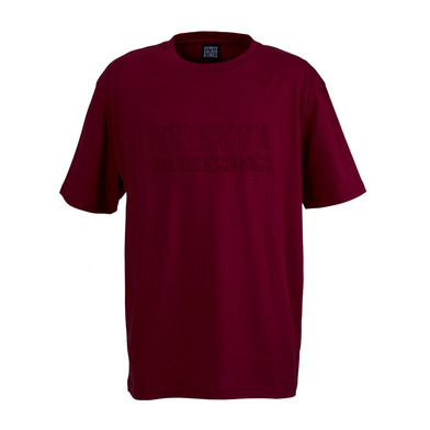 【新商品】エンボス テキストロゴ Tシャツ[BRD]