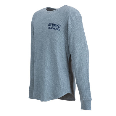 テキストロゴ ワッフルロングスリーブ [GRY]