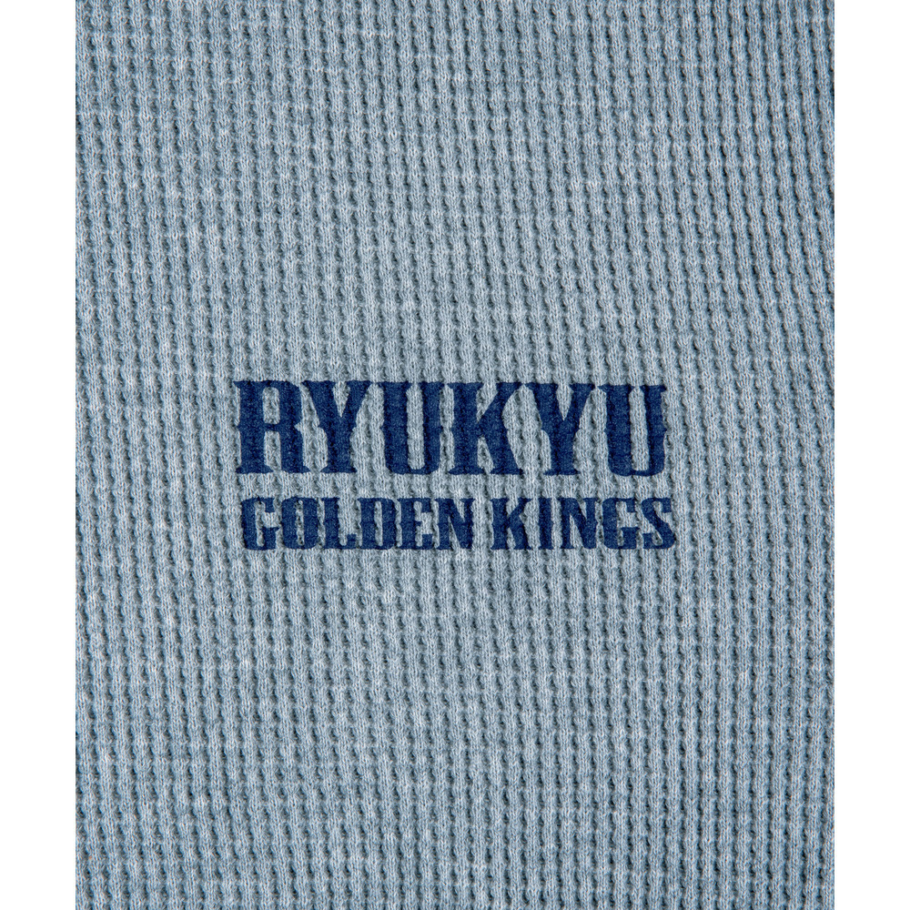 テキストロゴ ワッフルロングスリーブ [GRY] 詳細画像 グレー 4
