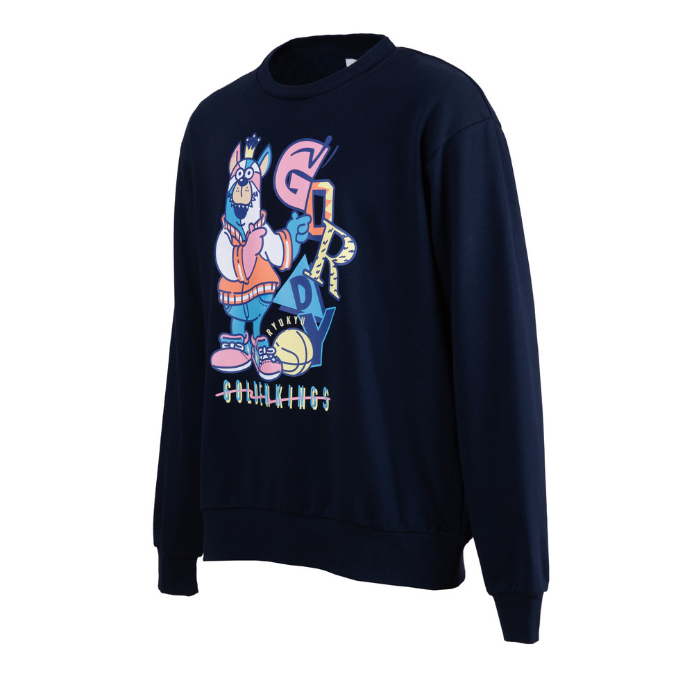 80' GORDY スウェット[NVY]｜琉球ゴールデンキングス｜B.LEAGUE  