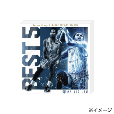 【受注販売】#4 ヴィック・ロー選手 2024-25 BEST5受賞記念アートボードパネル*7月下旬頃より順次発送予定*