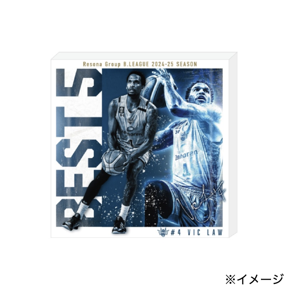 【受注販売】#4 ヴィック・ロー選手 2024-25 BEST5受賞記念アートボードパネル*7月下旬頃より順次発送予定* 詳細画像 - 1