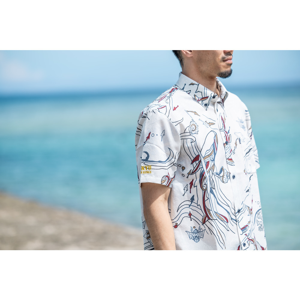 【新商品】キングスかりゆしウェア2025モデル[WHT] 詳細画像 ホワイト 3