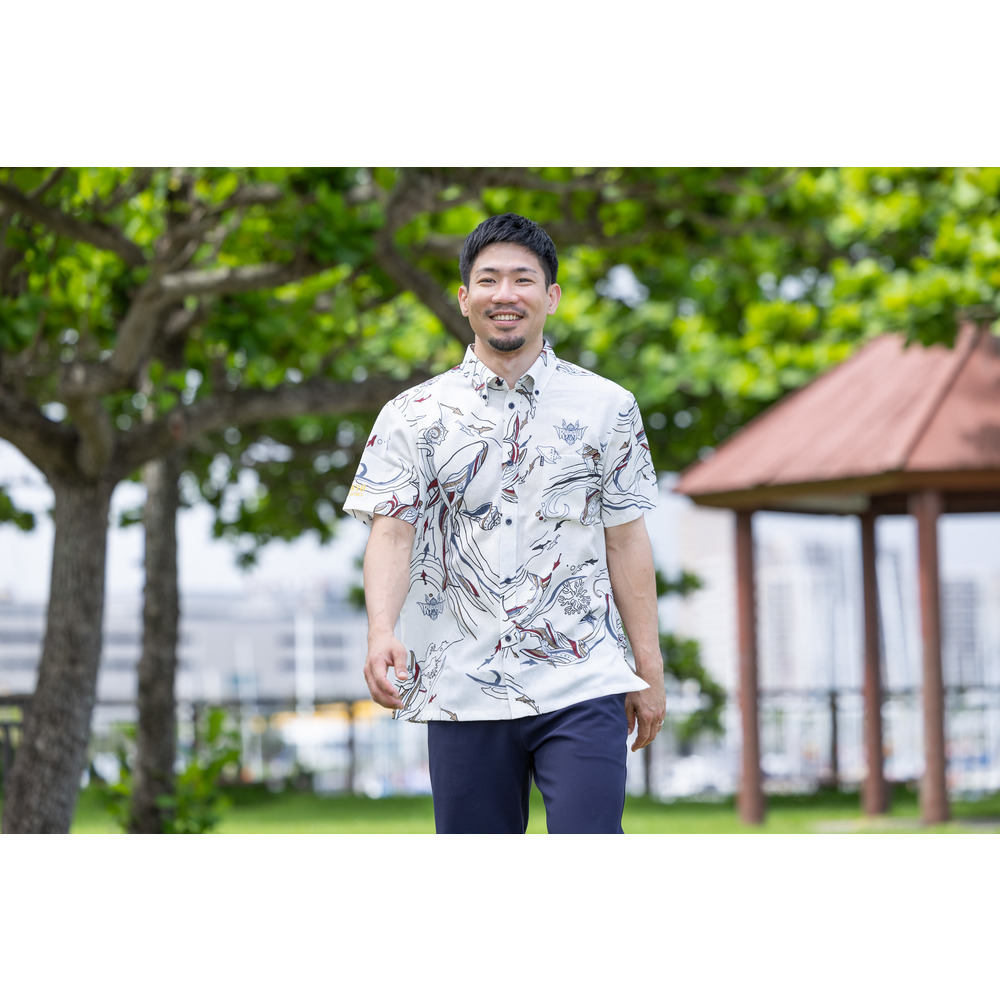 【新商品】キングスかりゆしウェア2025モデル[WHT] 詳細画像 ホワイト 4