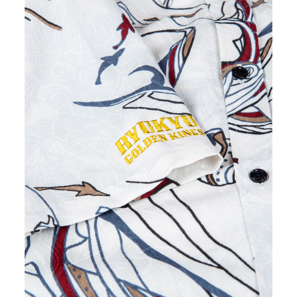 【新商品】キングスかりゆしウェア2025モデル[WHT] 詳細画像 ホワイト 8