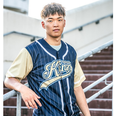 【新商品】KINGS BBシャツ [LOGO×STRIPE]