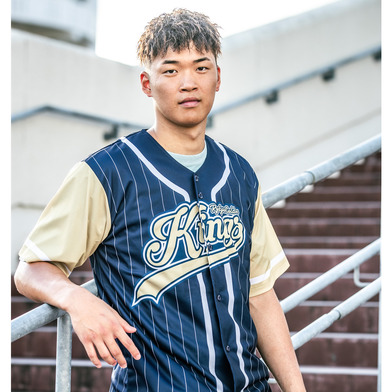 【新商品】KINGS BBシャツ [LOGO×STRIPE]