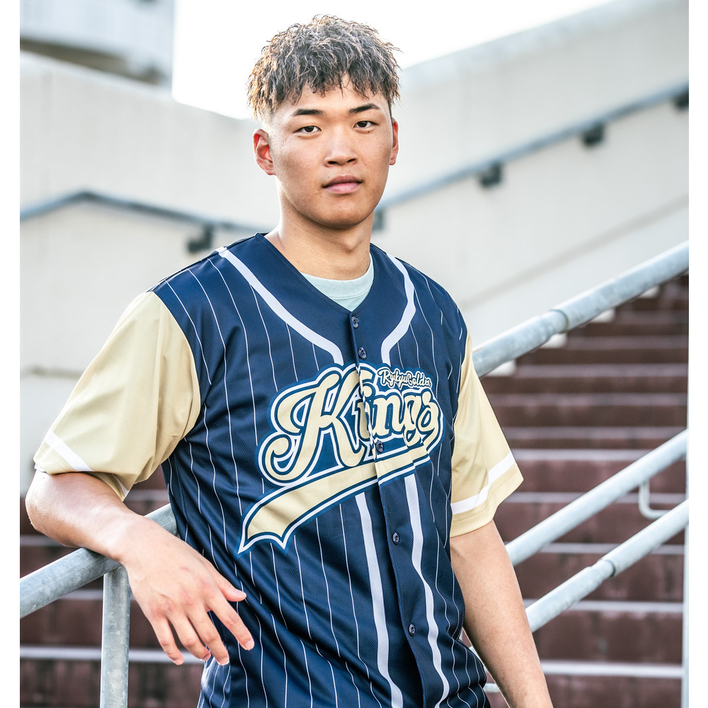 【新商品】KINGS BBシャツ [LOGO×STRIPE] 詳細画像 - 1