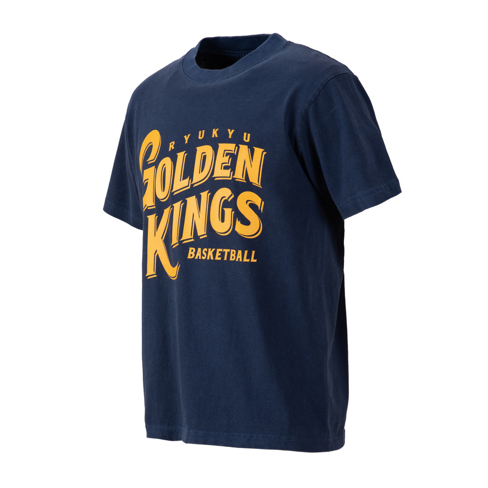 琉球ゴールデンキングス　ポロシャツ　⑧ 新商品】GOLDEN KINGS Tee[NVY]｜琉球ゴールデンキングス｜B