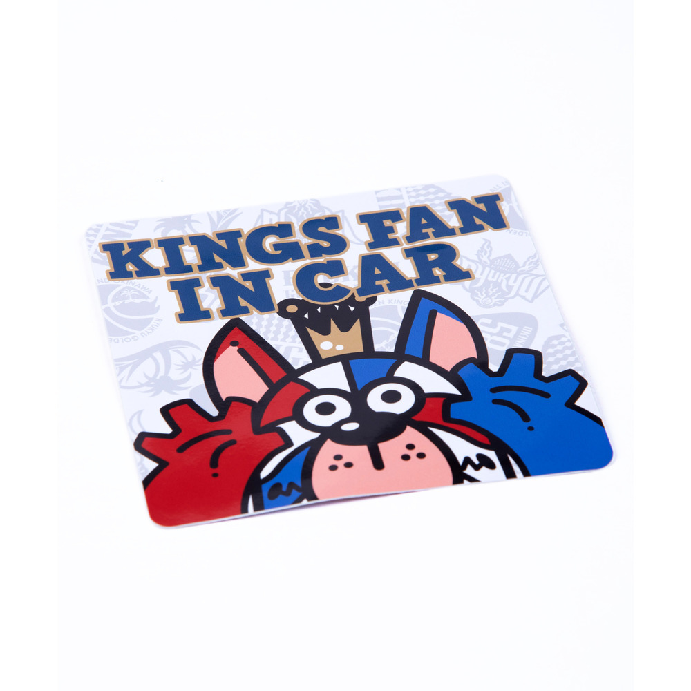 【新商品】カーステッカー [KINGS FAN IN CAR] 詳細画像 - 2