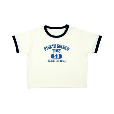 【新商品】クロップド Tシャツ [カレッジテキスト]