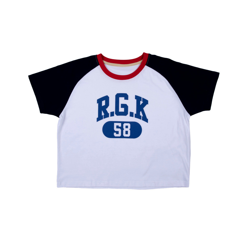 【新商品】クロップド Tシャツ [RGK 58] 詳細画像 ホワイト 1