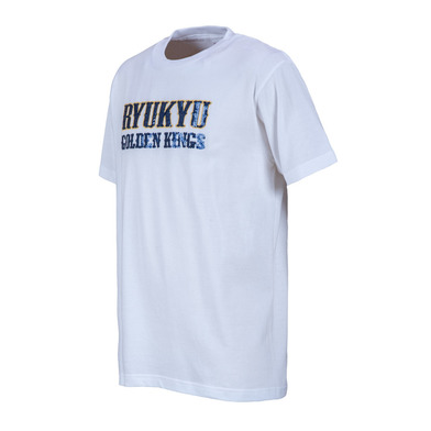 テキストロゴ  スパンコールTシャツ [WHT]