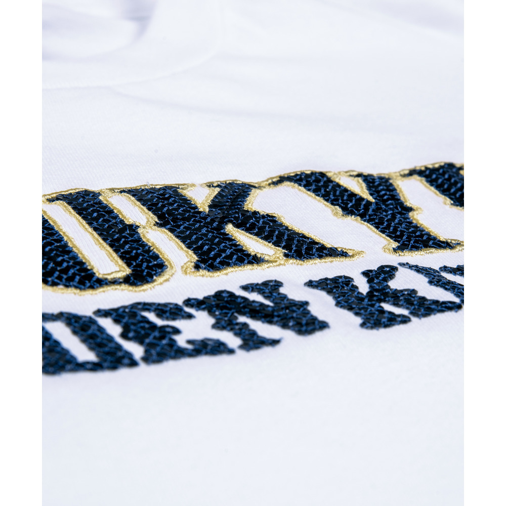 テキストロゴ  スパンコールTシャツ [WHT] 詳細画像 ホワイト 6