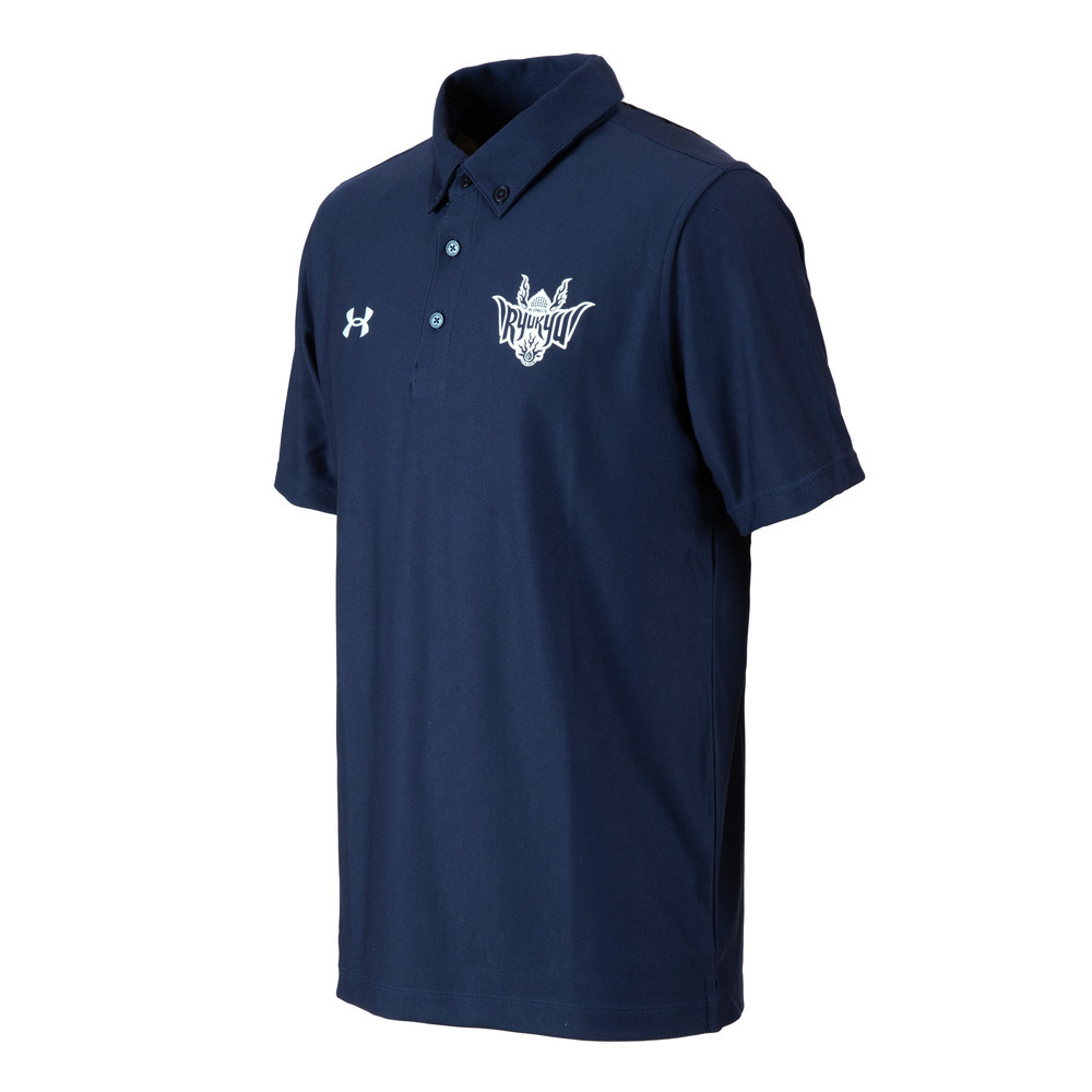 【新商品】25-26 UA 選手着用ポロシャツ 詳細画像 ネイビー 3