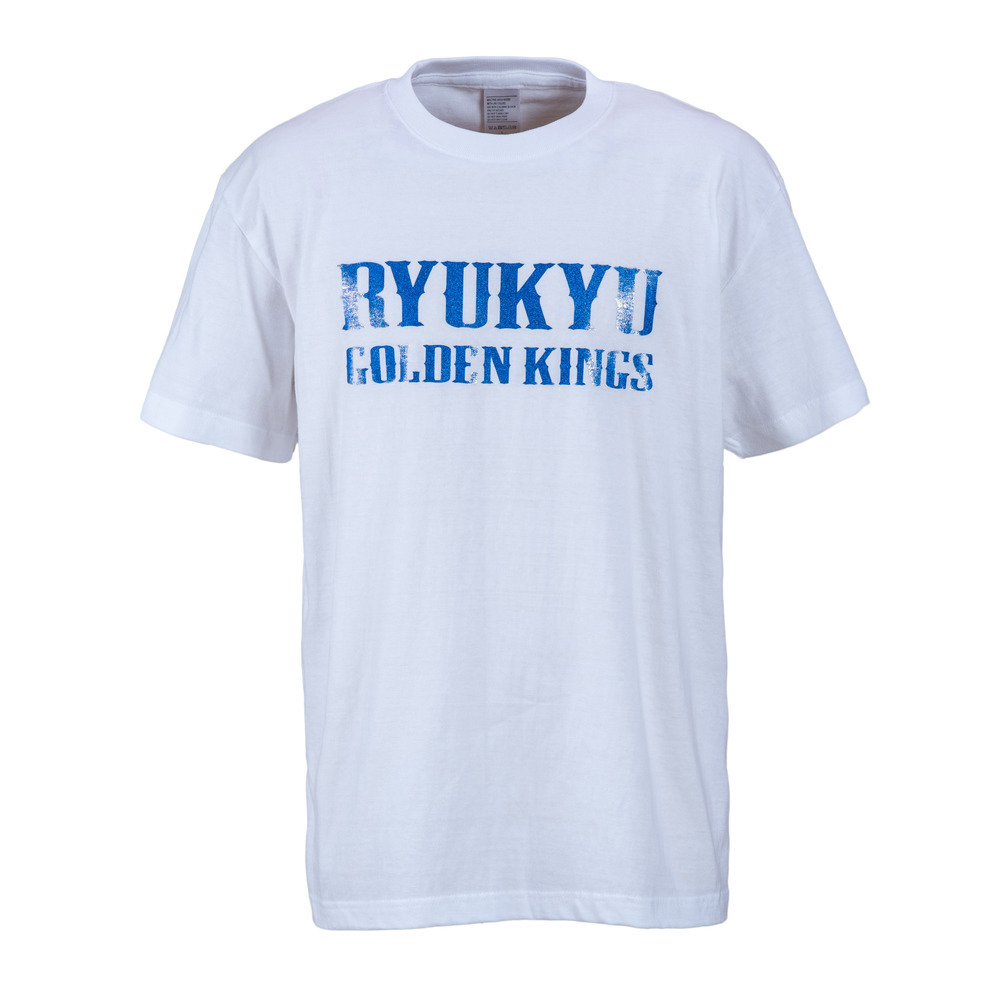 【新商品】テキストロゴ ブルーラメTシャツ 詳細画像 ホワイト 1