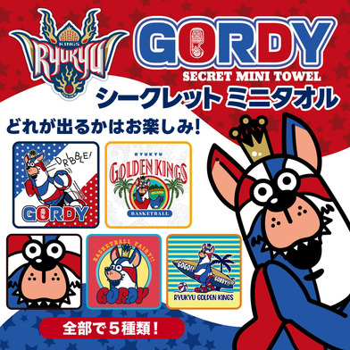 【新商品】GORDYシークレット ミニタオル