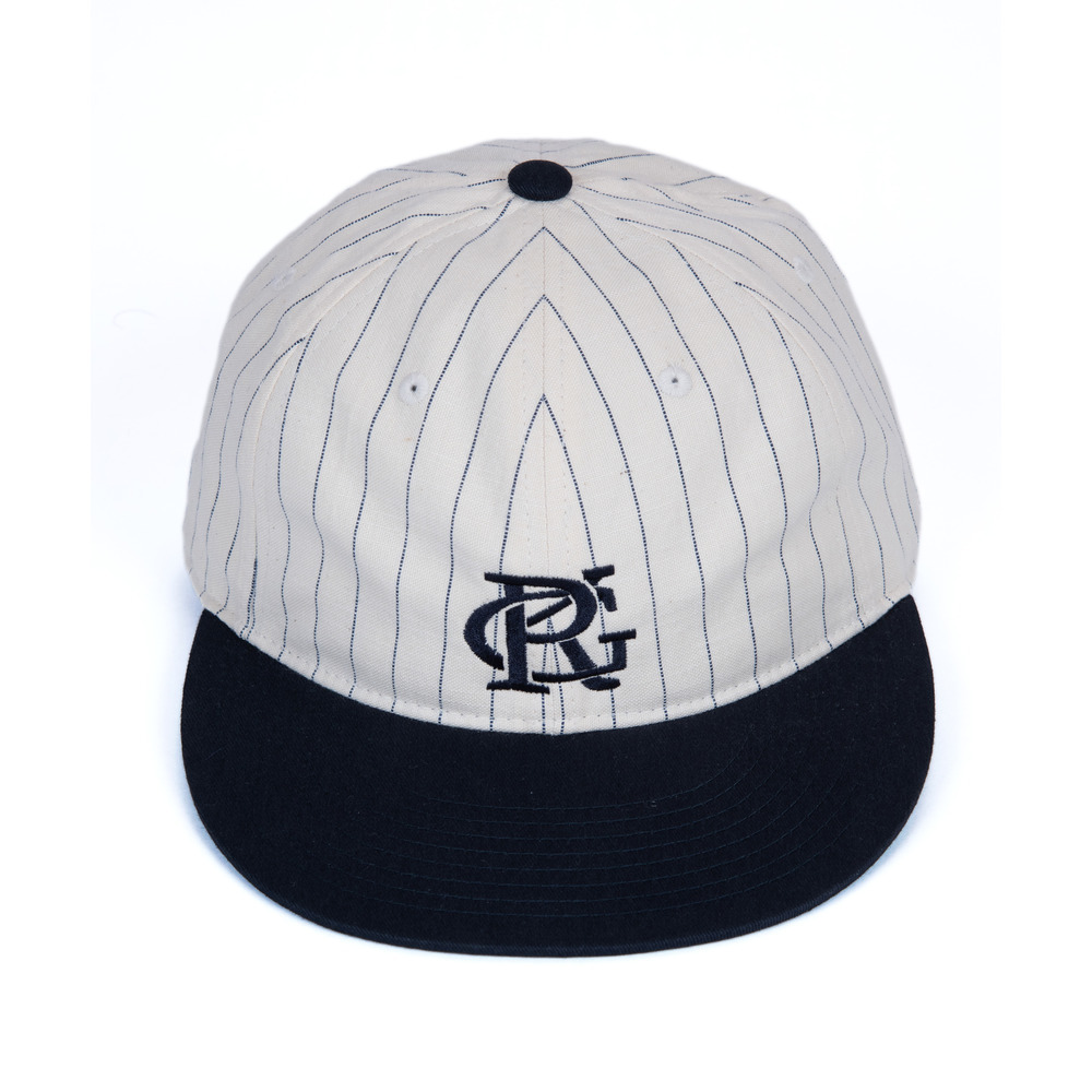 【新商品】ストレートキャップ(26RGK)[NVY&times;STP] 詳細画像 ネイビー/ストライプ 1