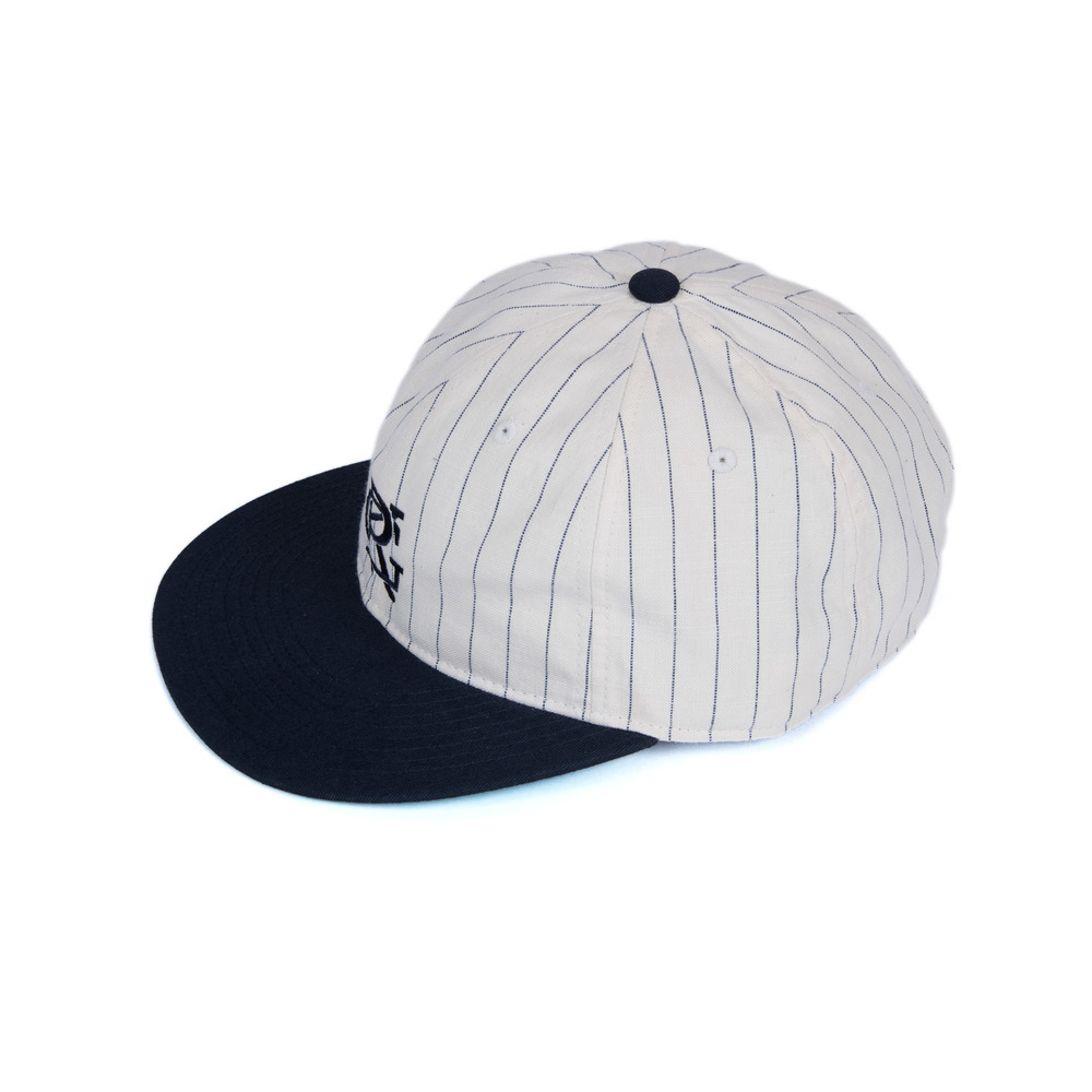 【新商品】ストレートキャップ(26RGK)[NVY&times;STP] 詳細画像 ネイビー/ストライプ 2