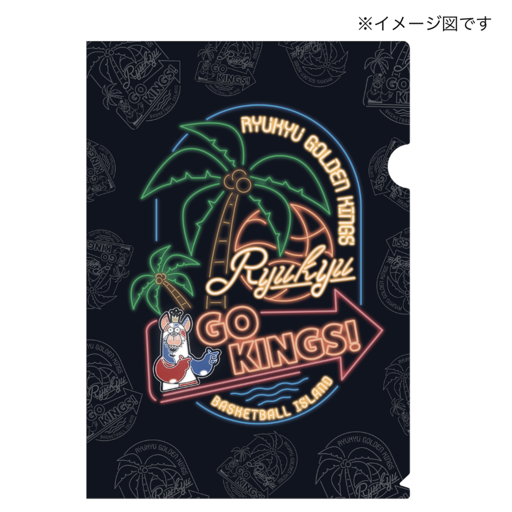 【新商品】26-27RGKネオンクリアファイル 詳細画像 ネイビー 1