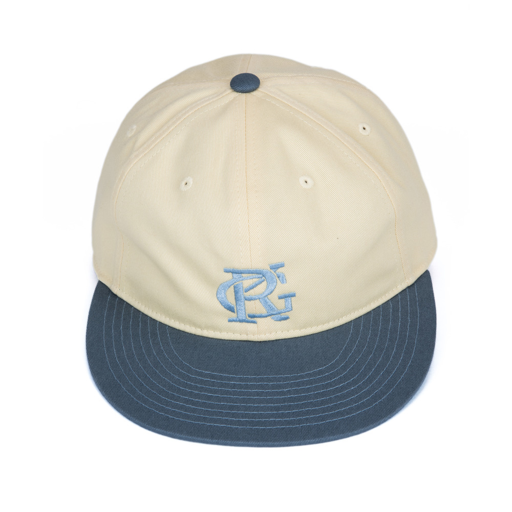 【新商品】ストレートキャップ(26RGK)[LBL&times;BNN] 詳細画像 ライトブルー/イエロー 1