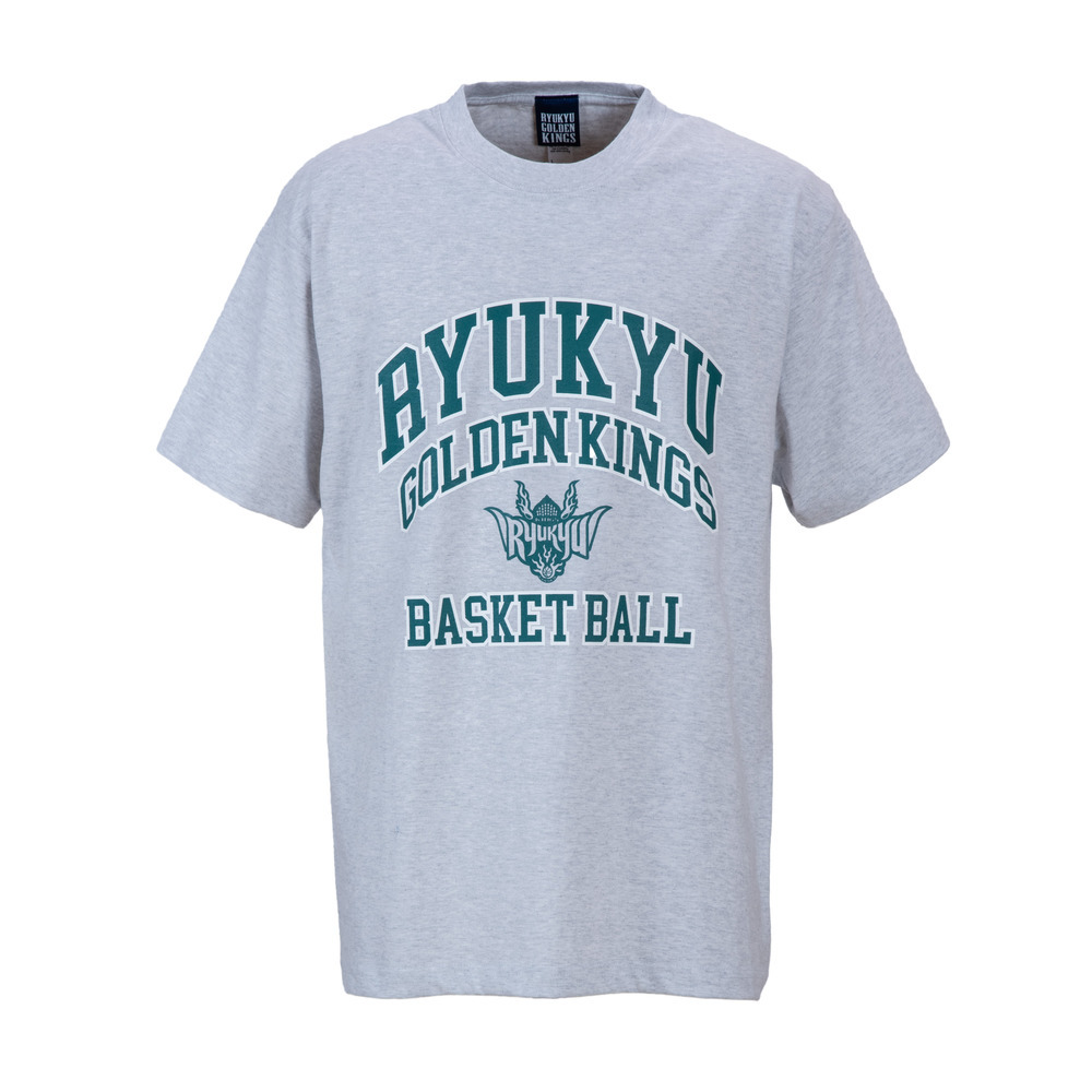 【新商品】RYUKYU ベーシック Tシャツ[ASH&times;GRN] 詳細画像 アッシュグレー 3