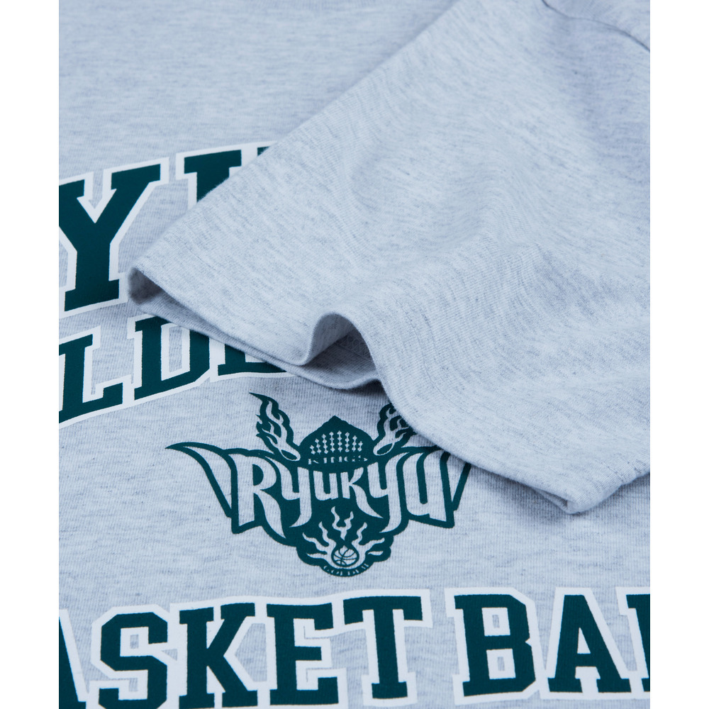 RYUKYU ベーシック Tシャツ[ASH&times;GRN] 詳細画像 アッシュグレー 8