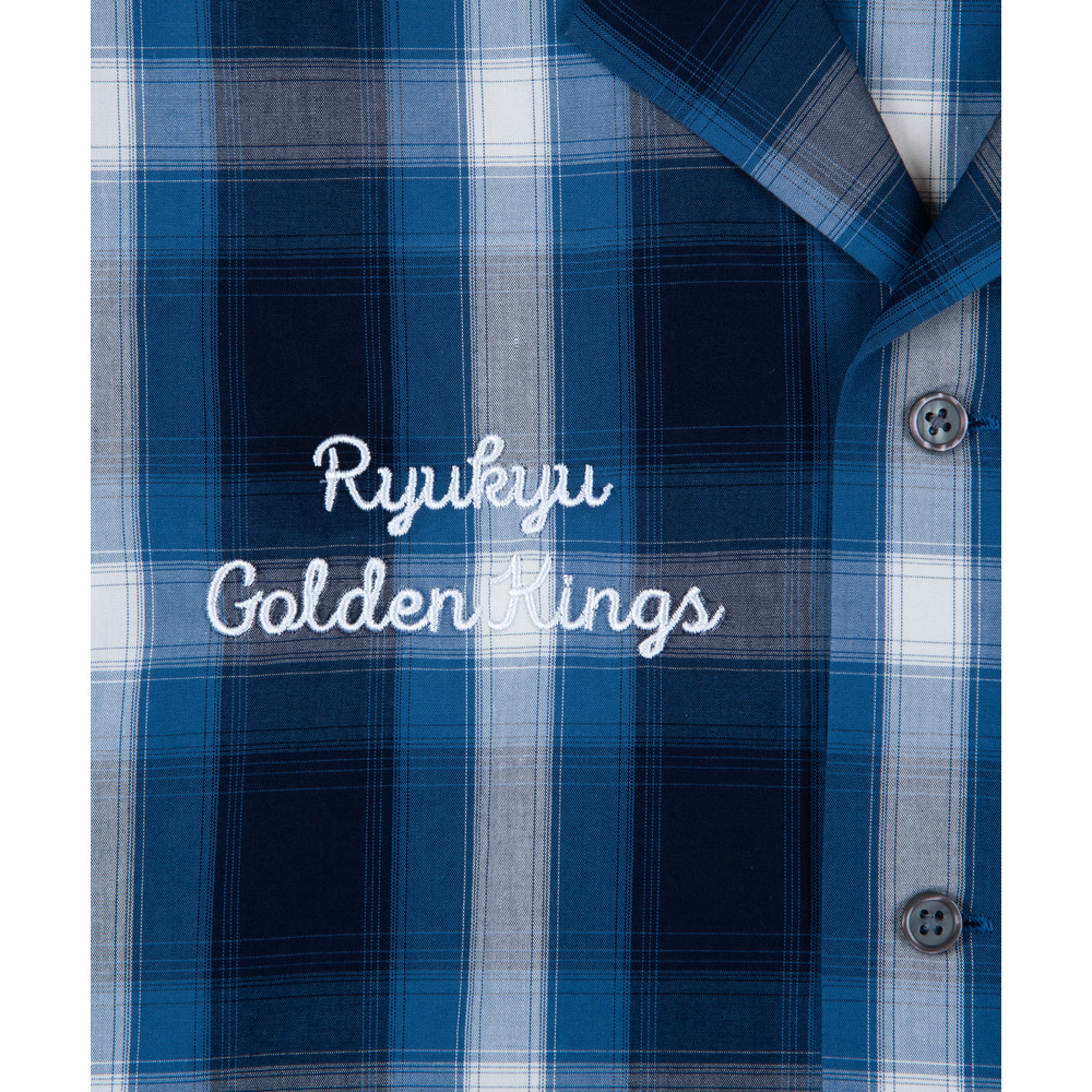 【新商品】RGK刺繍チェックシャツ 詳細画像 ネイビー 7