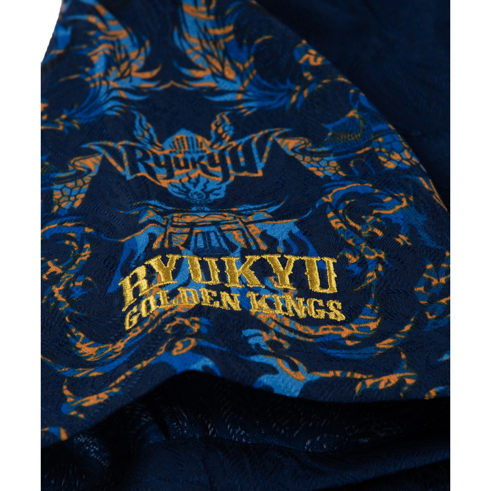 【新商品】キングスかりゆしウェア 首里城モデル [ダークネイビー] *10/18(日)10:00より販売開始* 詳細画像 ダークネイビー 8