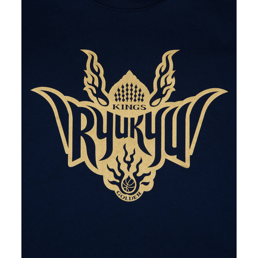 【新商品】26-27 UAマストハブドライTシャツ[GOLD&times;NVY] 詳細画像 ネイビー 6